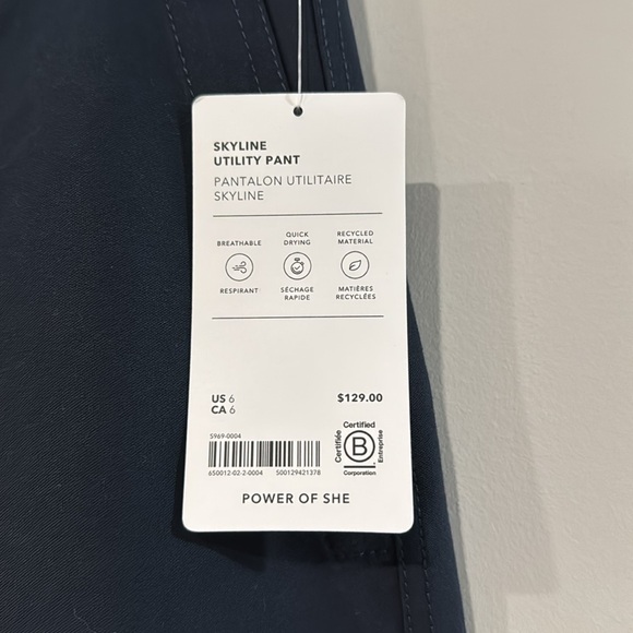 NWT Athleta Skyline High Rise Barrel Leg Pant - Picture 9 of 14